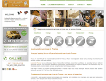 Tablet Screenshot of locksmith-france.com